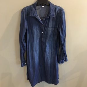 Dark Wash Chambray Dress